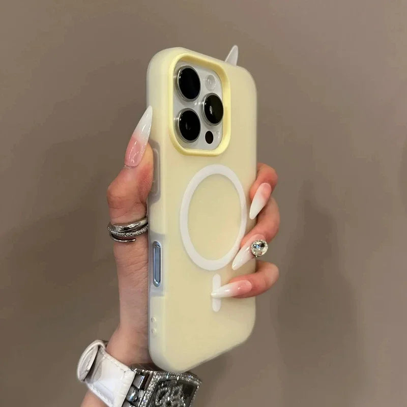 MagSafe Candy Matte iPhone Case (Magnetic Wireless Charging Cover)