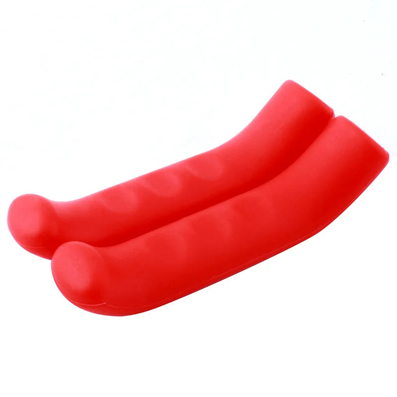 Silicone MTB Bicycle Brake Handle Grip Covers (Anti-Slip Protection)