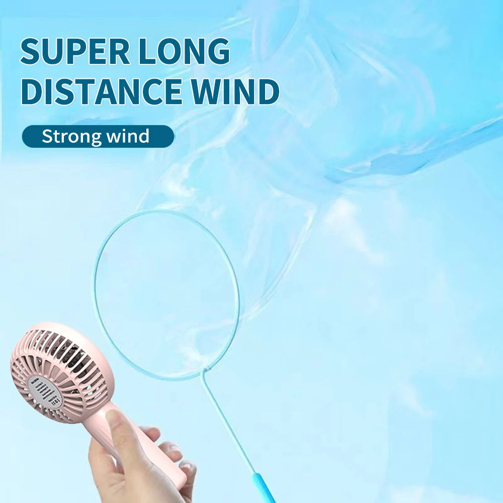 1200mAh Mini Portable USB Rechargeable Handheld Fan
