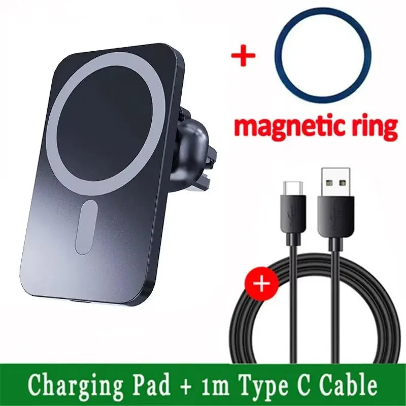 30W Magnetic Wireless Car Charger for iPhone