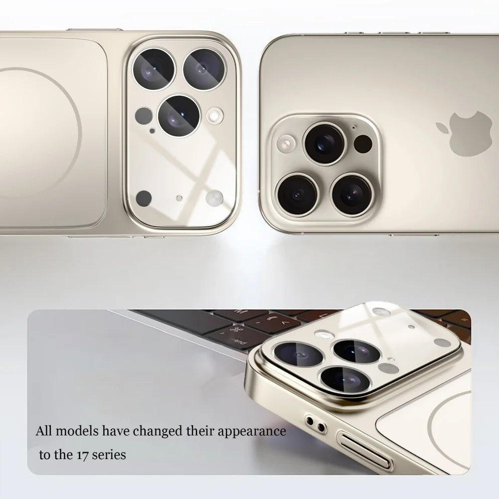 Luxury Matte MagSafe Armor Case for iPhone (Shockproof Protective Cover)