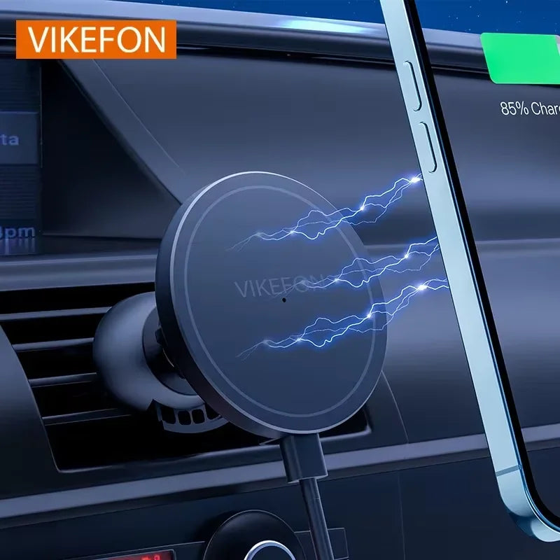 Magnetic Wireless Car Charger Mount for iPhone