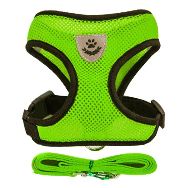 Adjustable Cat Harness Vest with Leash