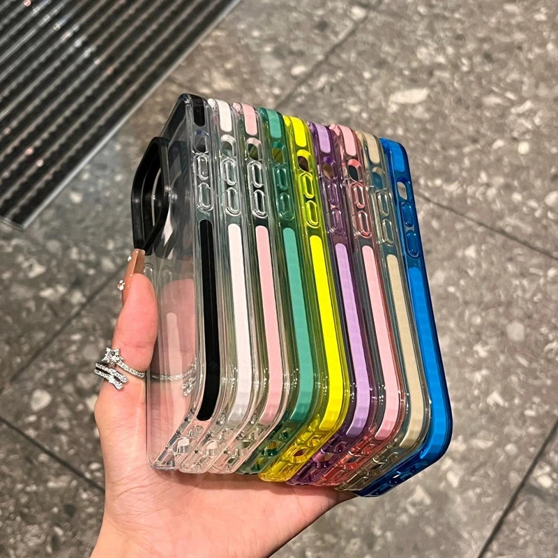 Clear Shockproof TPU iPhone Case (Transparent Protective Cover)
