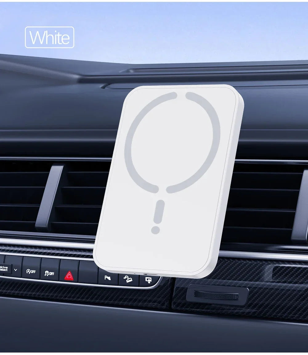 Magnetic Wireless Car Charger & Phone Holder for iPhone