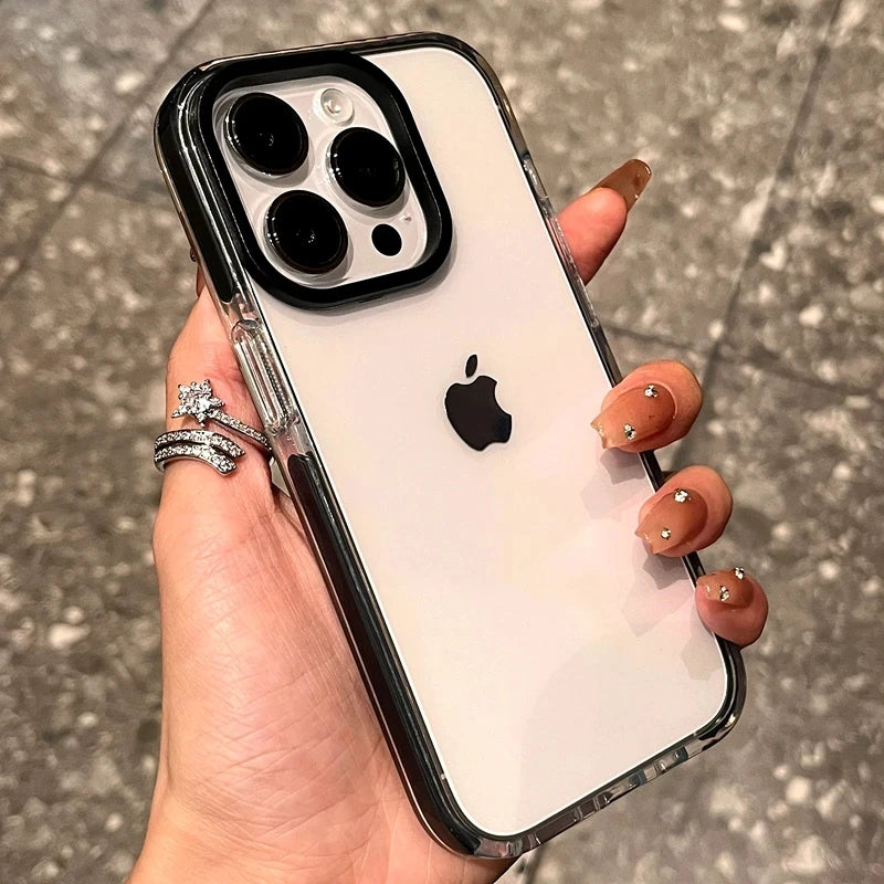 Clear Shockproof TPU iPhone Case (Transparent Protective Cover)