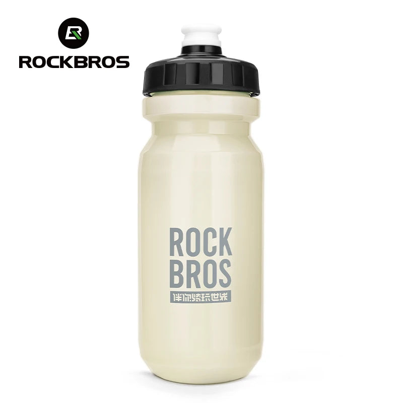 ROCKBROS 600ml Cycling Water Bottle (Squeeze Sports Bottle for MTB & Road Bike)