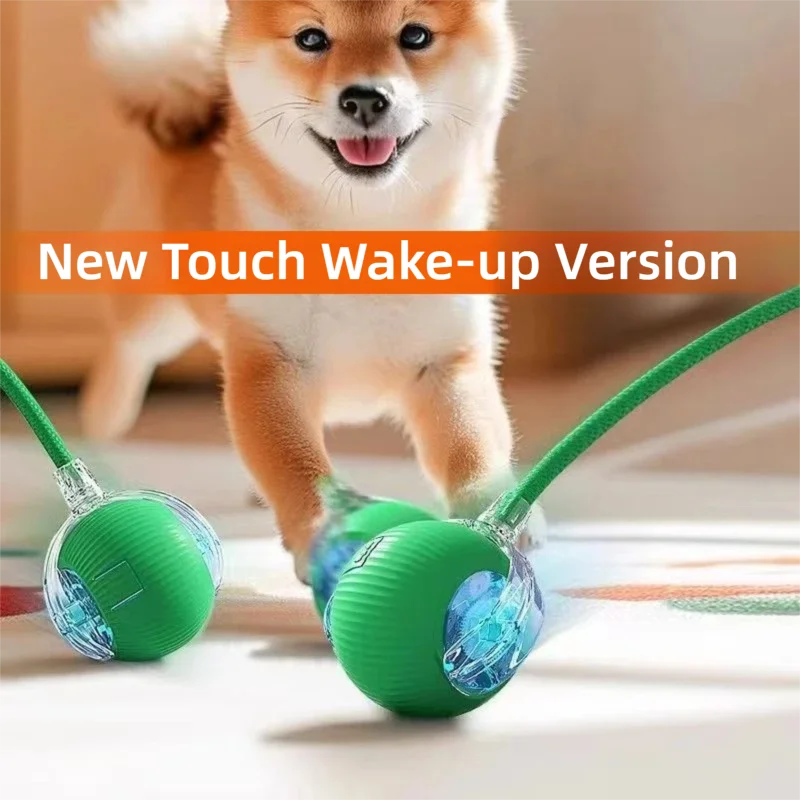 Smart Automatic Dog Ball Toy – Rechargeable Interactive Rolling Pet Toy