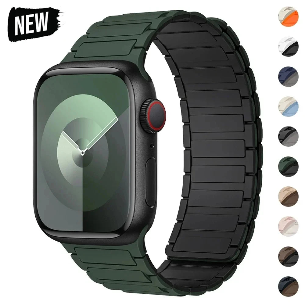 Great Quality Magnetic Loop Silicone Bracelet for Apple Watch