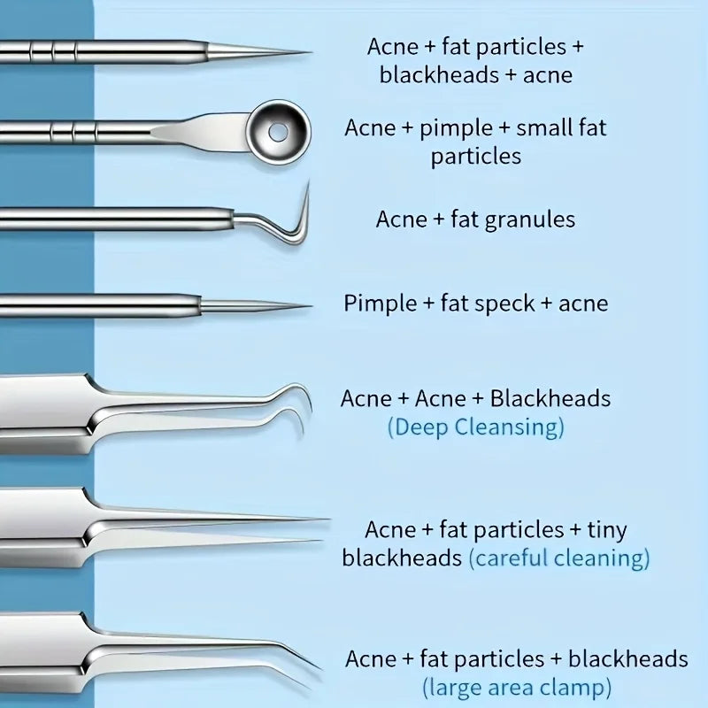 8-Piece Blackhead & Acne Remover Kit
