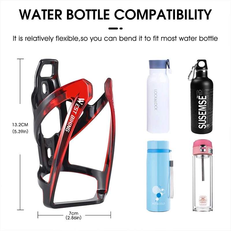West Biking Ultralight Bicycle Bottle Cage (MTB & Road Bike Holder)