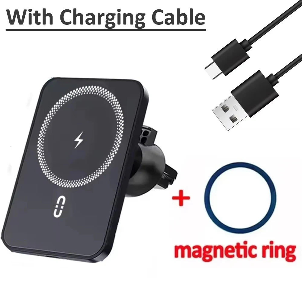 Magnetic Wireless Car Charger Phone Holder