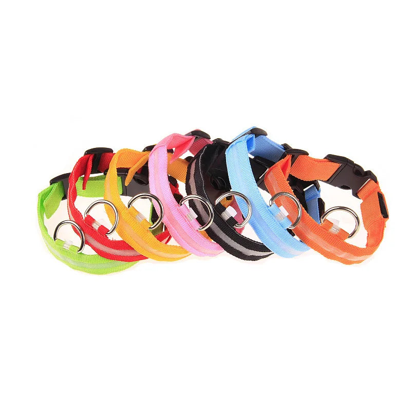 LED Glow in the Dark Dog Leash (Flashing Safety Collar)