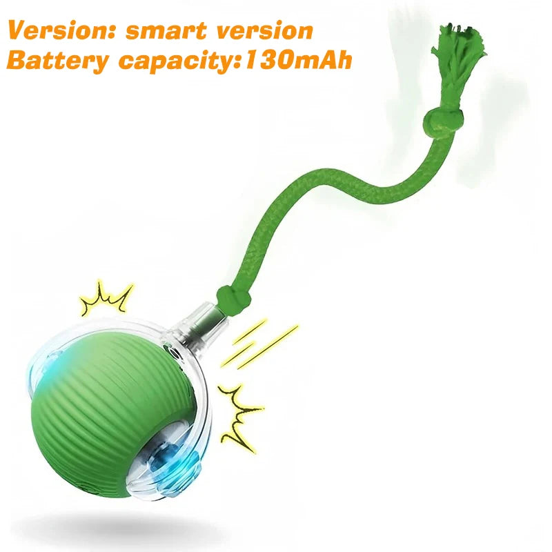 Smart Automatic Dog Ball Toy – Rechargeable Interactive Rolling Pet Toy