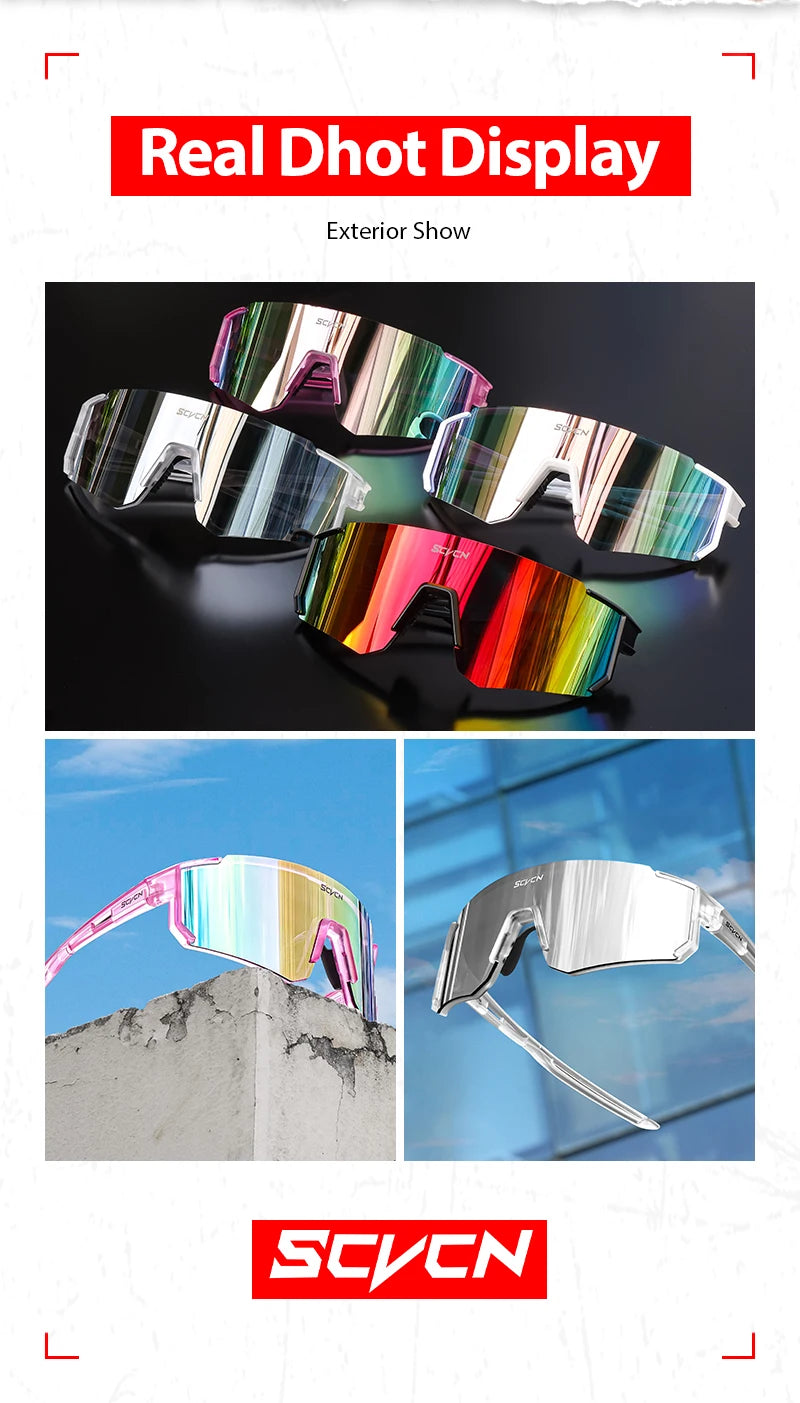 SCVCN UV400 Outdoor Cycling Sunglasses