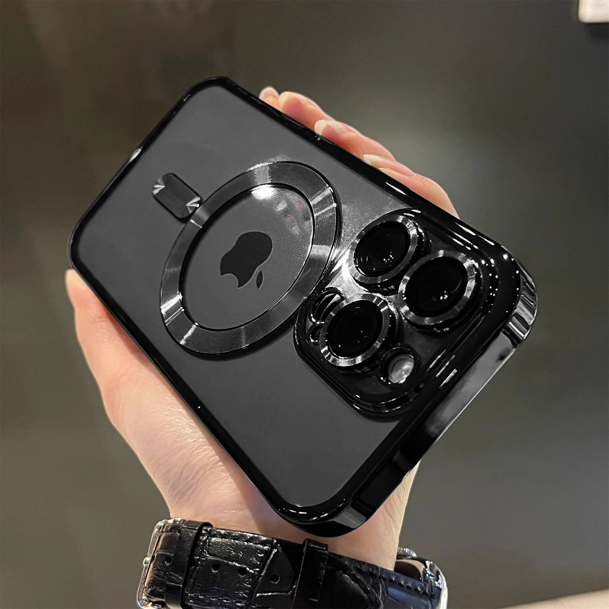Luxury Magnetic Clear Case for MagSafe iPhone
