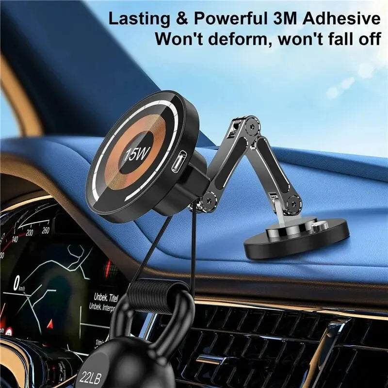 Magnetic Wireless Car Charger Mount for iPhone