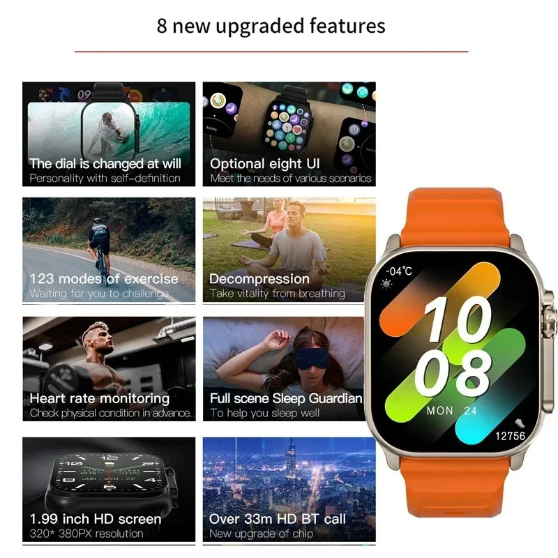 LAXASFIT Smart Bluetooth Smartwatch