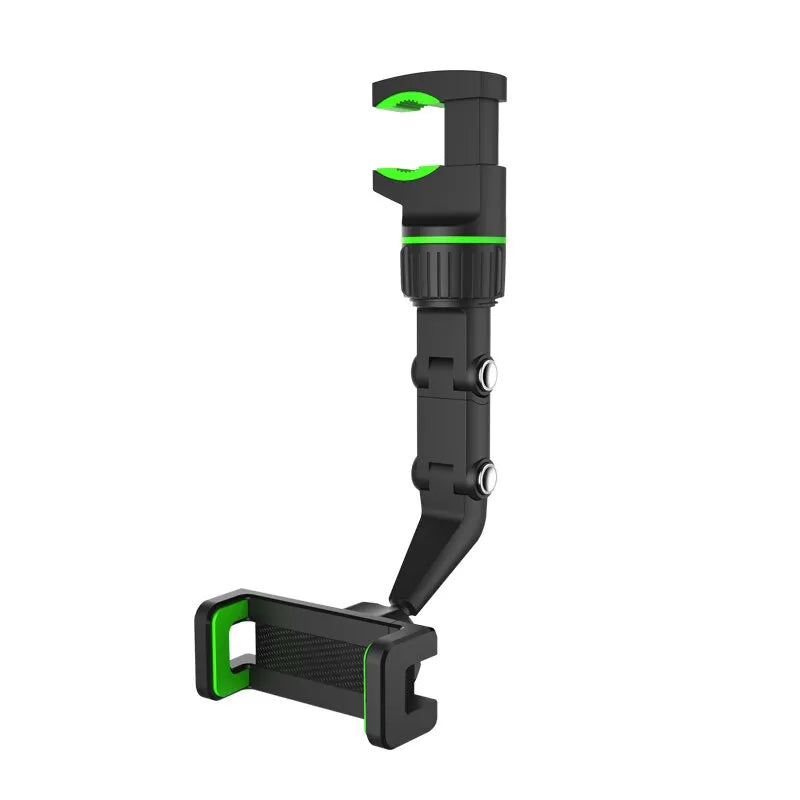 Rearview Mirror Phone Holder 360° Rotatable Car Mount Universal Smartphone Holder