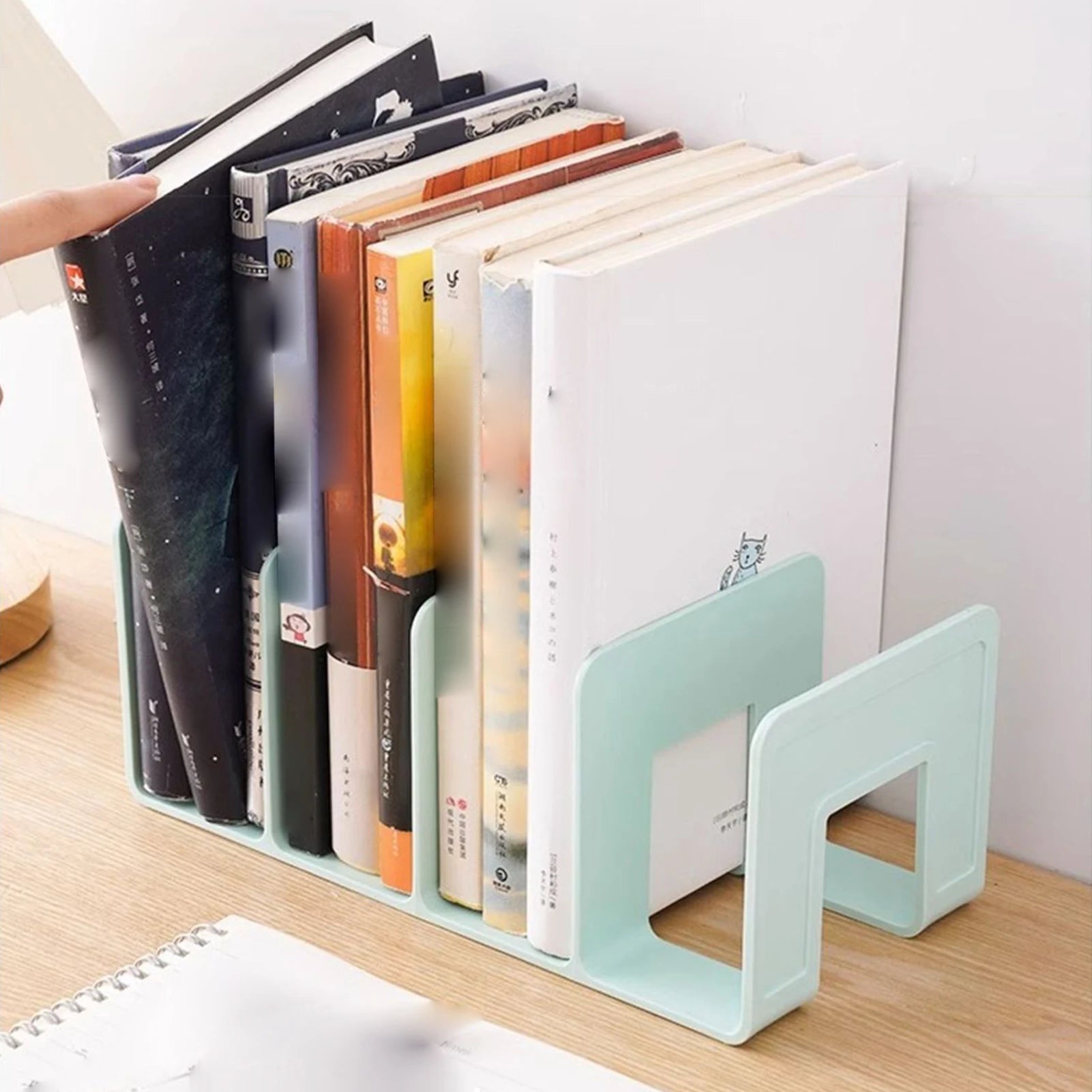 Macaron Color Desktop File & Book Organizer