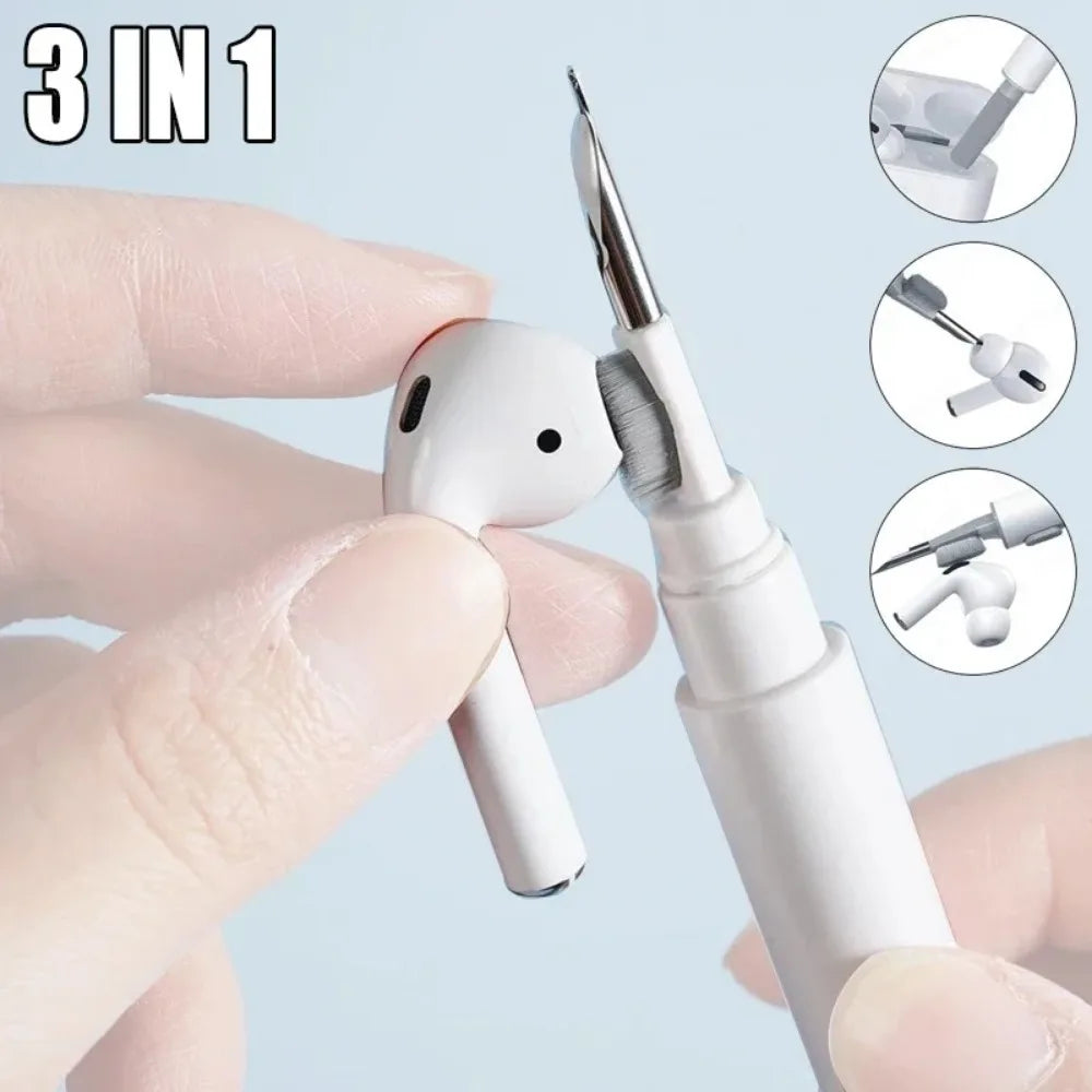 3-in-1 Earbuds Cleaning Kit – AirPods & Headphones Cleaning Pen Tool