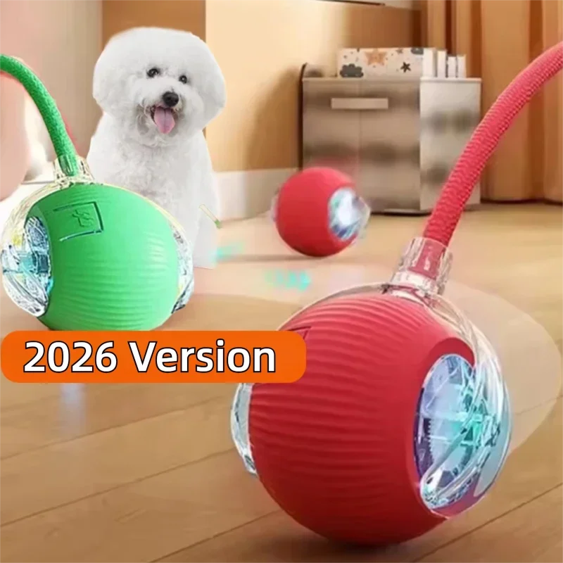 Smart Automatic Dog Ball Toy – Rechargeable Interactive Rolling Pet Toy