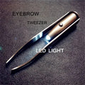 LED Eyebrow Tweezer Precision Hair Remover