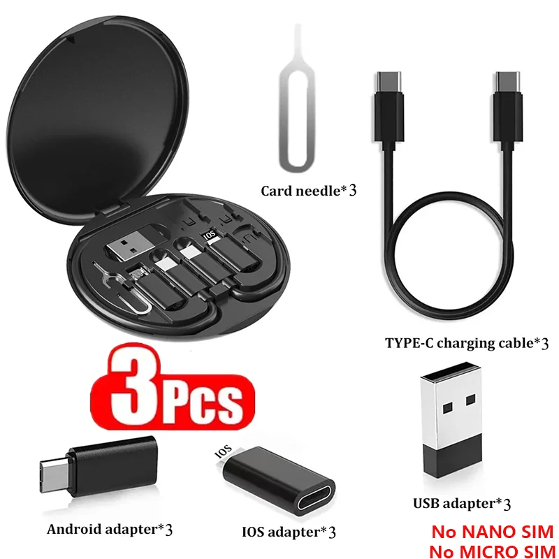 Multi USB-C Fast Charging Adapter Cable Kit