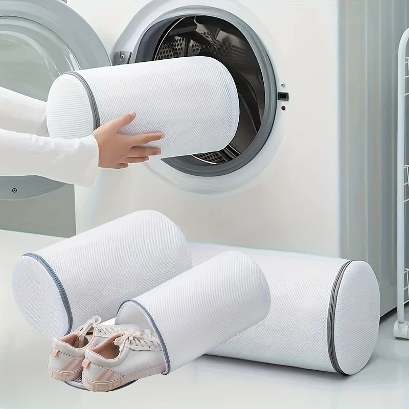 Shoe Washing Mesh Bag with Zipper (Sneaker Laundry Protection Bag)