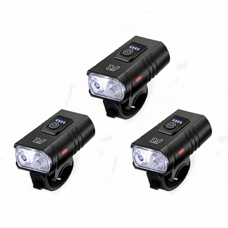 High Bright LED Bicycle Front Light (6 Modes MTB & Road Bike Headlight)
