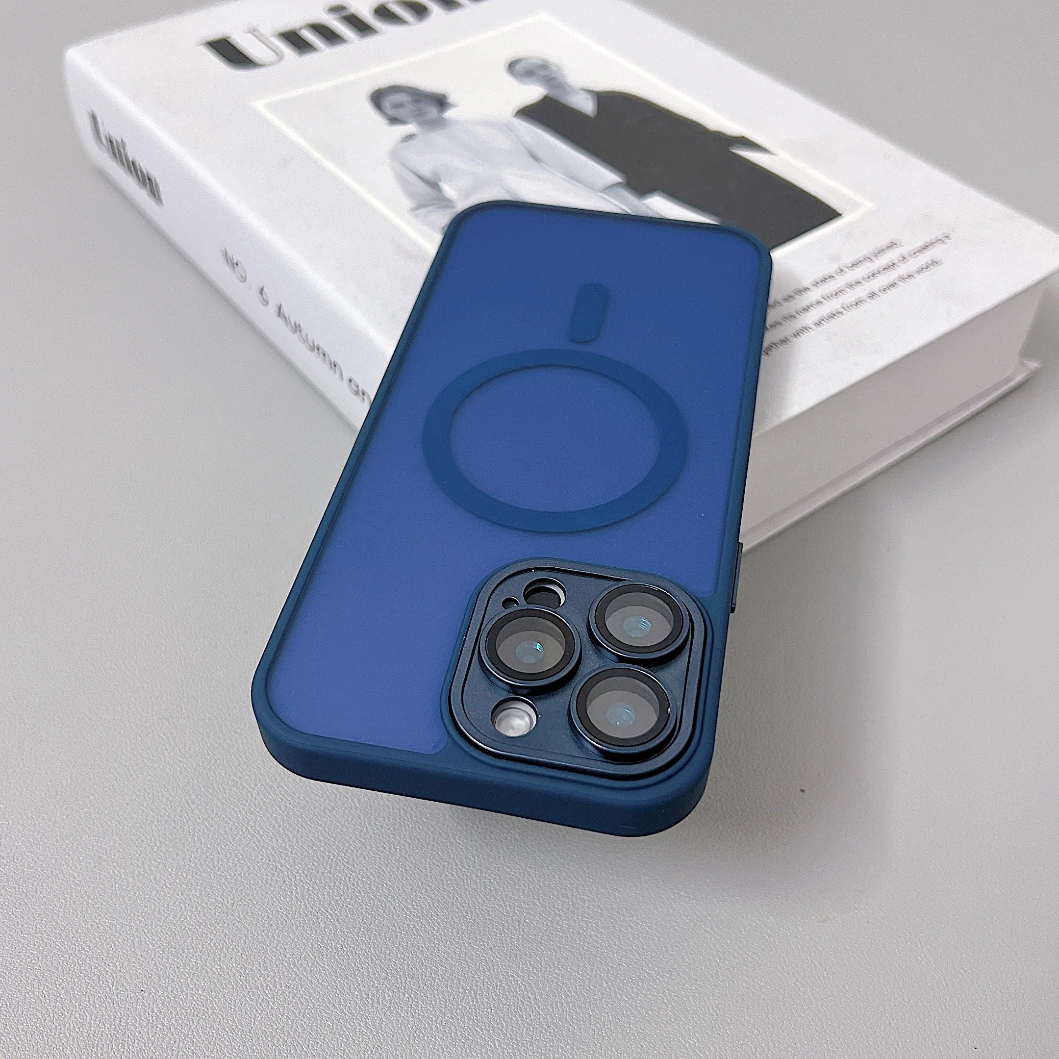 MagSafe Matte Translucent Armor Shockproof iPhone Case