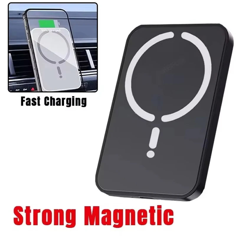 Magnetic Wireless Car Charger & Phone Holder for iPhone