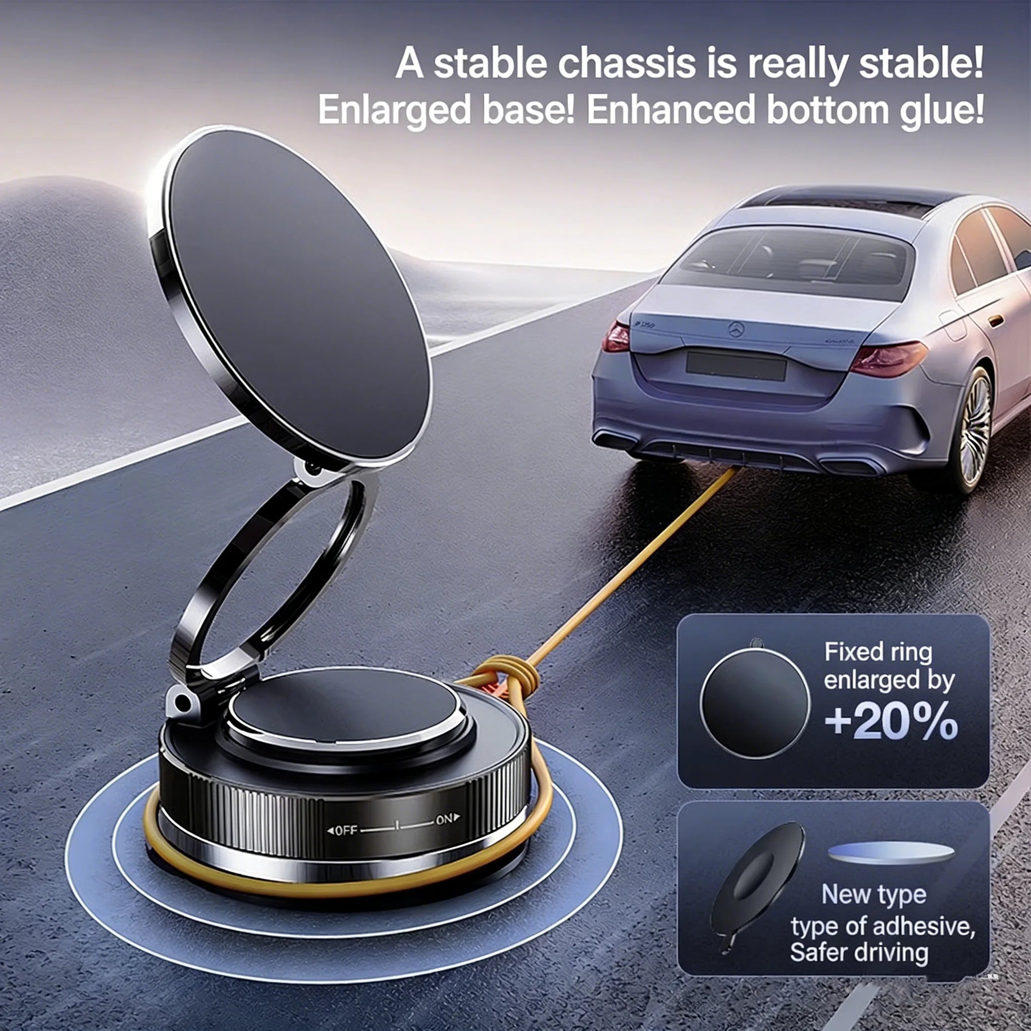 360° Magnetic Suction Car Phone Holder