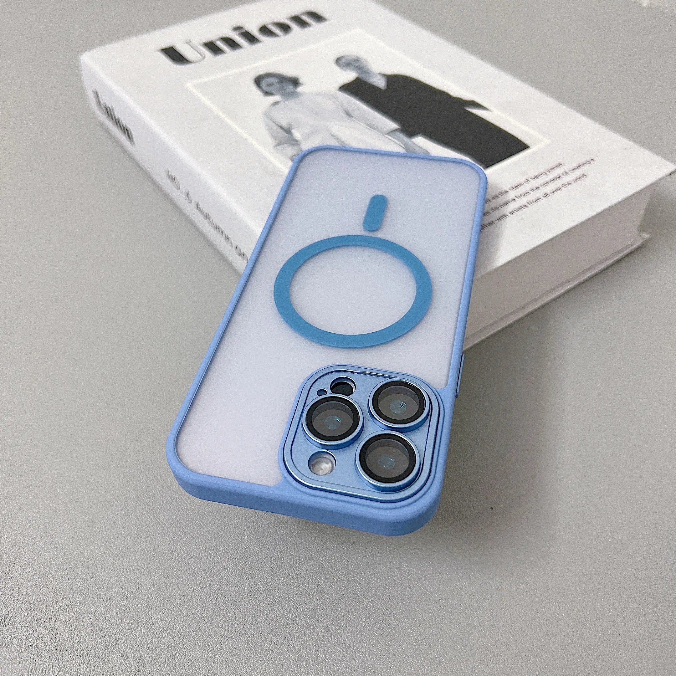 MagSafe Matte Translucent Armor Shockproof iPhone Case