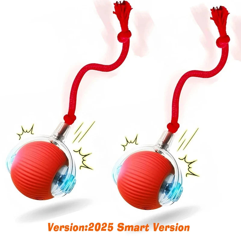 Smart Automatic Dog Ball Toy – Rechargeable Interactive Rolling Pet Toy
